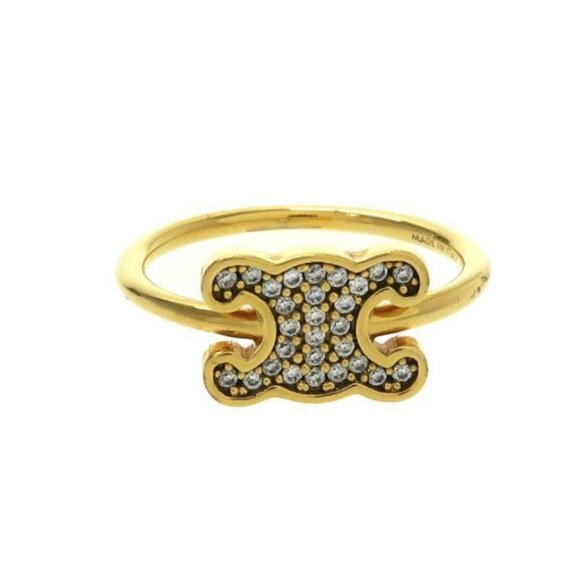 Celine Jewelry - Celine Triomphe Size 52 Ring